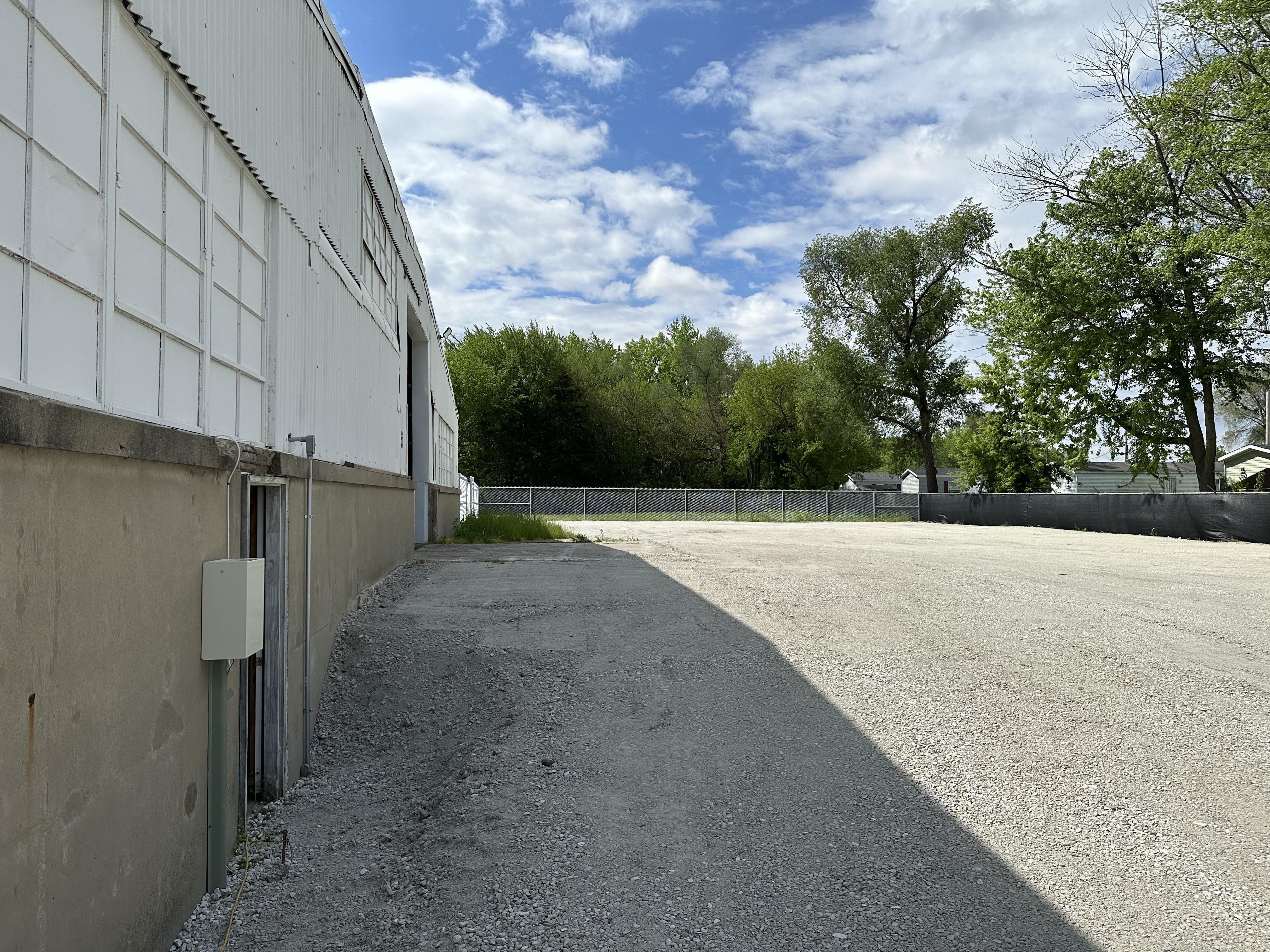 Gravel Holding Lot with Security for boat and RVs